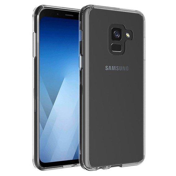 Чехол до Samsung Galaxy A8 2018, Fusion Hybrid, прозрачный