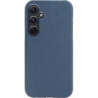 Кожаный чехол для Samsung Galaxy A54, Genuine Leather, синий