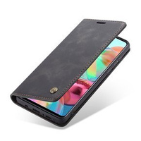 Чохол-сумка для Samsung Galaxy A71, Leather Wallet Case, чорний