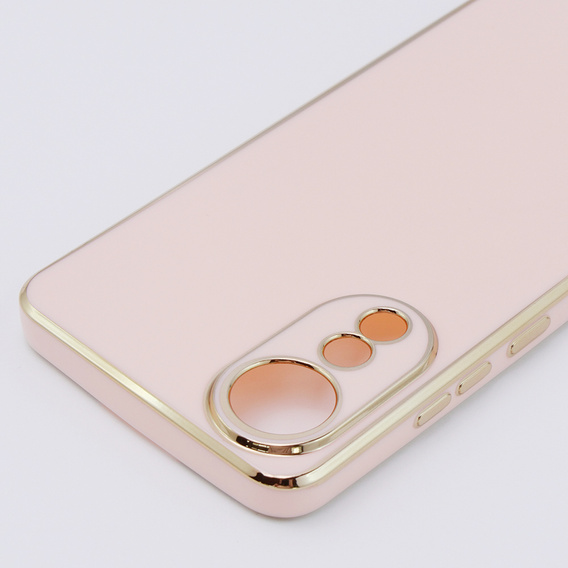 Чохол для Oppo A78 4G, Glamour CamShield, рожевий rose gold