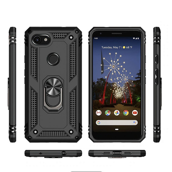 Броньований Чoхол до do Google Pixel 3A, Nox Case Ring, чорний