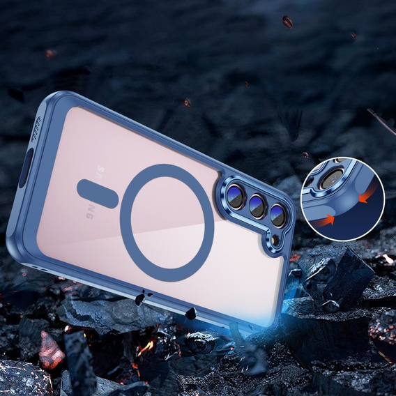 Чохол для Samsung Galaxy S23, ERBORD Impact Guard, MagSafe, м'яти