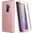 Чехол до Samsung Galaxy S9+ Plus, Suritch Full Body, розовый rose gold