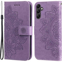 Откидной чехол для Samsung Galaxy A14 4G/5G, Mandala Flower, фиолетовый