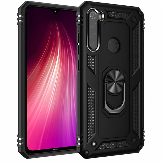 Броньований Чoхол до Xiaomi Redmi Note 8T, Nox Case Ring, чорний