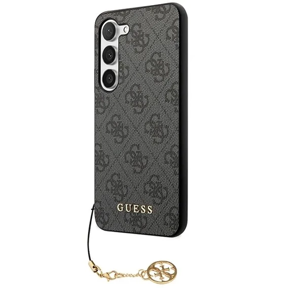 Чехол GUESS до Samsung Galaxy S24, 4G Charms Collection Hardcase, серый