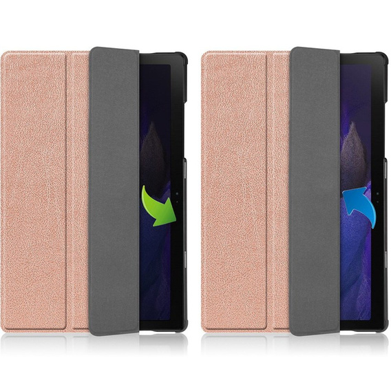 Чохол для Samsung Galaxy Tab A8 10.5 SM-X200 SM-X205, Smartcase, рожевий rose gold