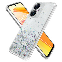 Чoхол до Realme C55, Glittery, прозорий