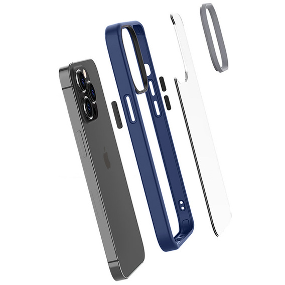 Чехол до iPhone 13 Pro, ERBORD Hybrid Case, синий