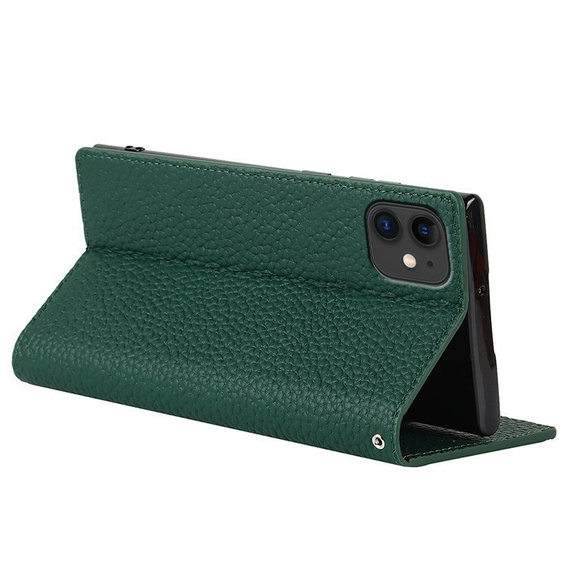 Кожаный чехол для iPhone 11, ERBORD Grain Leather, зелёный