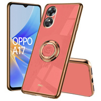 Чехол до Oppo A17, Electro Ring, красный