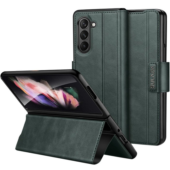 Чохол-книжка для Samsung Galaxy Z Fold5 5G, Wallet, темно-синій 