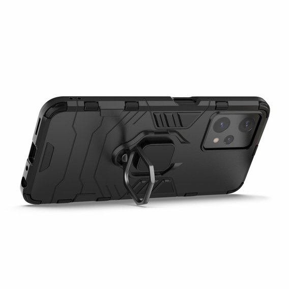 Чехол до Realme 9 Pro / OnePlus Nord CE 2 Lite 5G, Kickstand Ring, чёрный