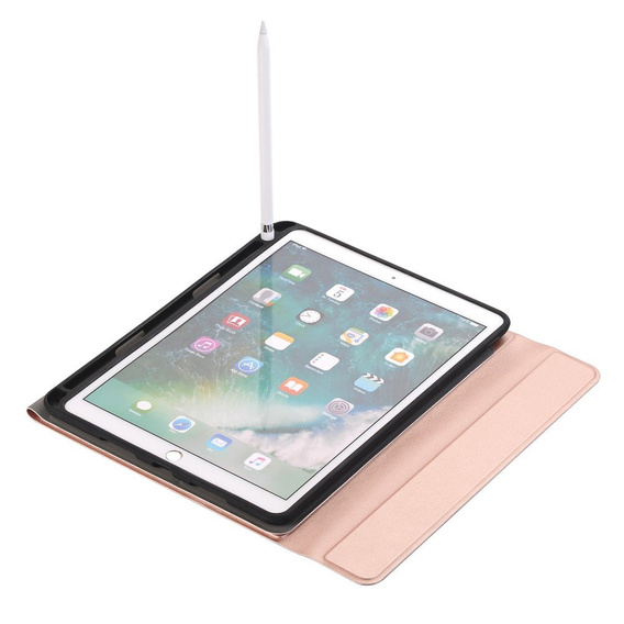 Чохол + клавіатура iPad 7/8/9 10.2 2019/2020/2021, рожевий rose gold