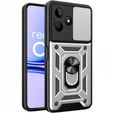 Чехол NOX Camera Slide Realme C53 4G, CamShield Slide, серебро