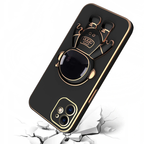 Чехол до iPhone 12, Astronaut, чёрный