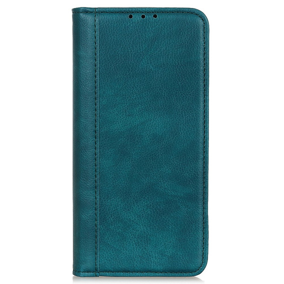 Чехол до Sony Xperia 1 V, Wallet Litchi Leather, зелёный