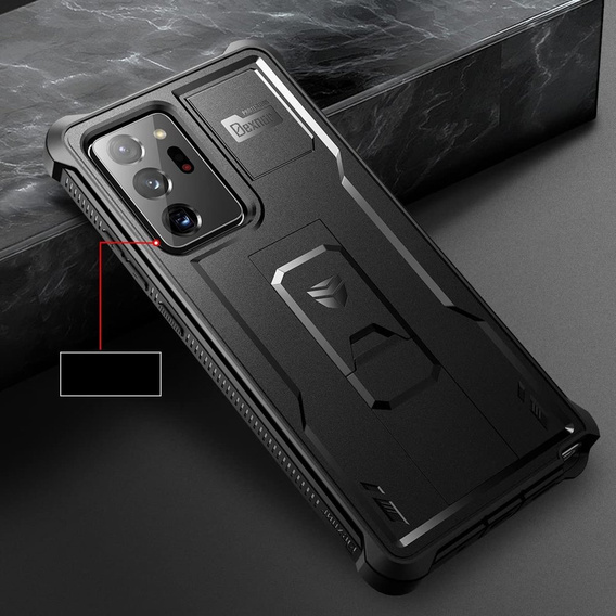 Бронированный чехол для Samsung Galaxy Note 20 Ultra Dexnor Full Body, Dexnor Full Body, чёрный