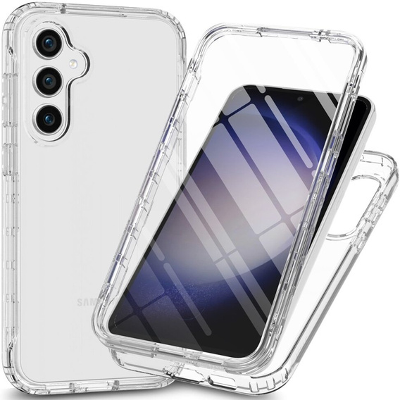 Чехол для Samsung Galaxy S23 FE, Shockproof, с пленкой, прозрачный