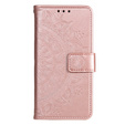 Откидной чехол для Oppo A17, Mandala, розовый rose gold