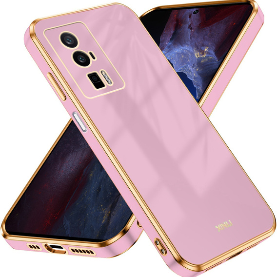 Чохол для Poco F5 Pro 5G, Glamour CamShield, фіолетовий