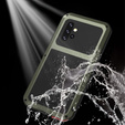 Чoхол Love Mei до Samsung Galaxy A52/A52s, armored with glass, зелений