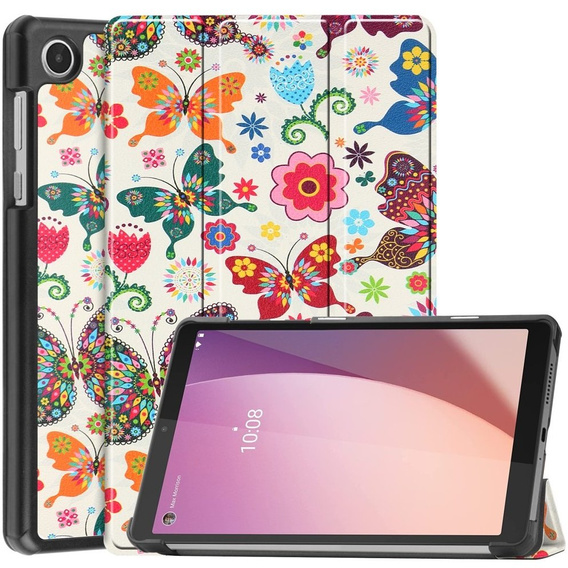 Чехол для Lenovo Tab M8 Gen 4 TB-300FU, Smartcase, Butterfly