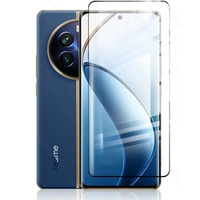 3D загартоване скло для Realme 12 Pro 5G / 12 Pro+ 5G, чорний