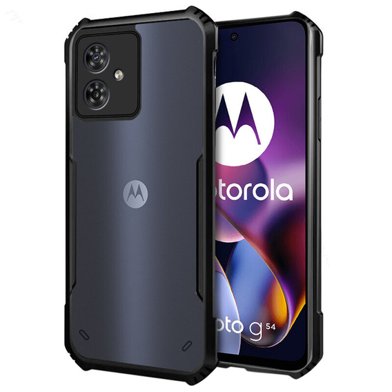 Чoхол до Motorola Moto G54 5G, AntiDrop Hybrid, чорний