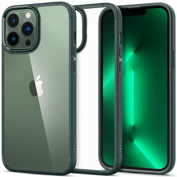 Чoхол Spigen до iPhone 13 Pro, Ultra Hybrid, Midnight Green, зелений