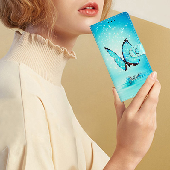 Чохол-книжка для Xiaomi Redmi Note 12S, Wallet, butterfly, м'яти