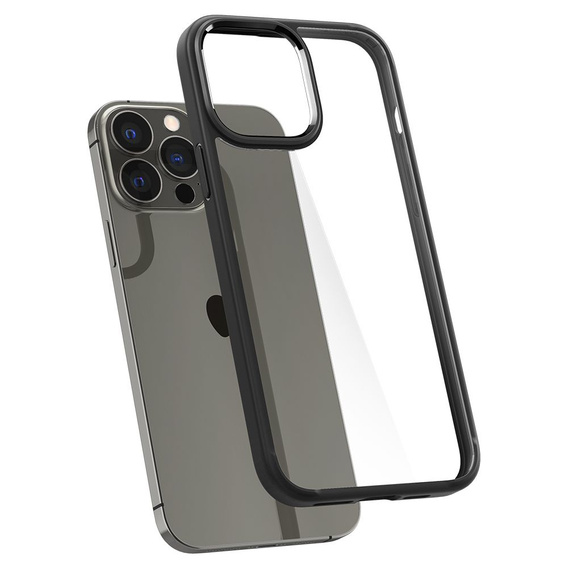 Чехол Spigen до iPhone 13 Pro, Ultra Hybrid, Мэтт чёрный