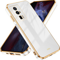 Чехол для Poco F5 Pro 5G, Glamour CamShield, белый