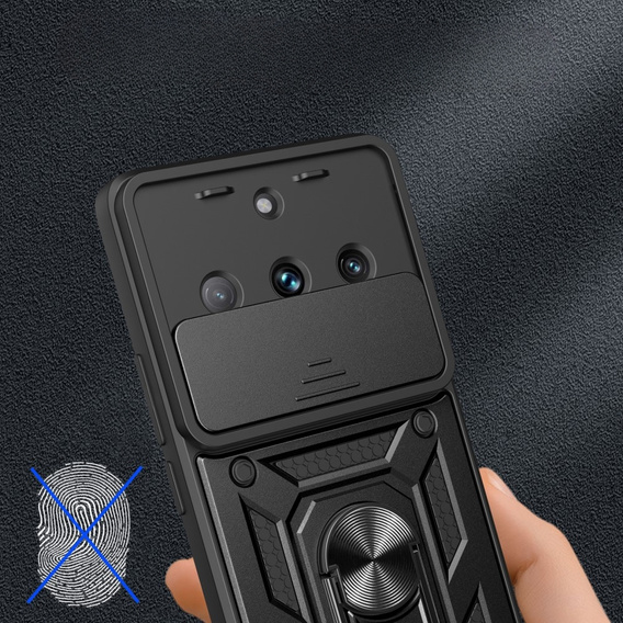 Чохол NOX Camera Slide Realme 11 Pro 5G / 11 Pro+ 5G, CamShield Slide, чорний