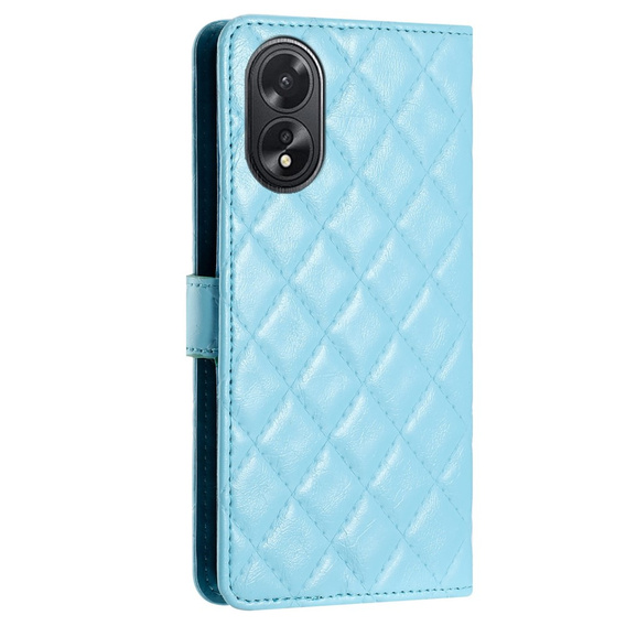 Откидной чехол для Oppo A38 4G / Oppo A18 4G, Wallet, BINFEN COLOR, синий