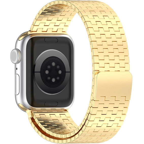 Стальной браслет для Apple Watch 1/2/3/4/5/6/7/8/SE/ULTRA 42/44/45/49 MM - золотой