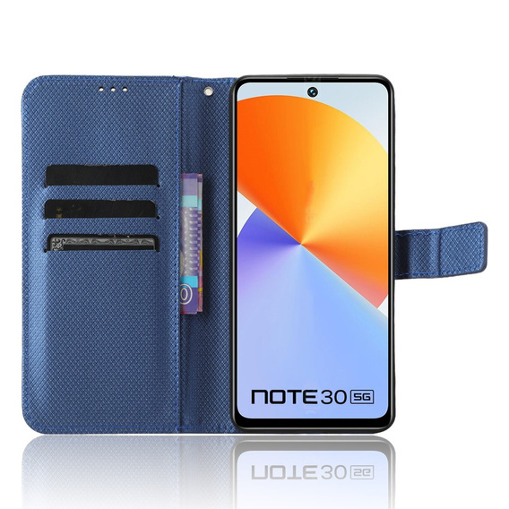 Откидной чехол для Infinix Note 30 5G, Wallet Smart Magnet, синий