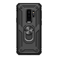 Бронированный Чехол до Samsung Galaxy S9+ Plus, Nox Case Ring, чёрный