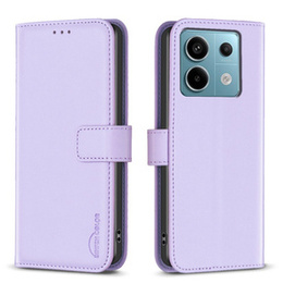 Откидной чехол для Xiaomi Redmi Note 13 Pro 5G, BINFEN Wallet, фиолетовый