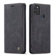 Чехол CASEME для Samsung Galaxy M21, Leather Wallet Case, чёрный