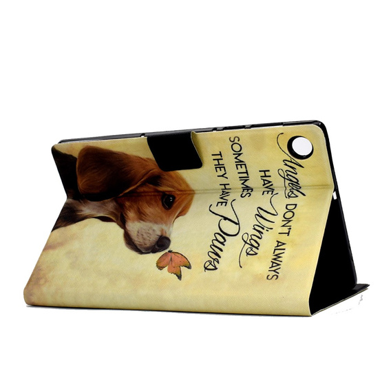 Чехол до Samsung Galaxy Tab A9 X110 / X115, butterfly and dog