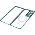 Магнітний чохол Dual Glass MagSafe для Samsung Galaxy S21 Ultra, зелений