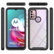 Чoхол Shockproof до Motorola Moto G10 / G20 / G30, із захисним екраном, чорний