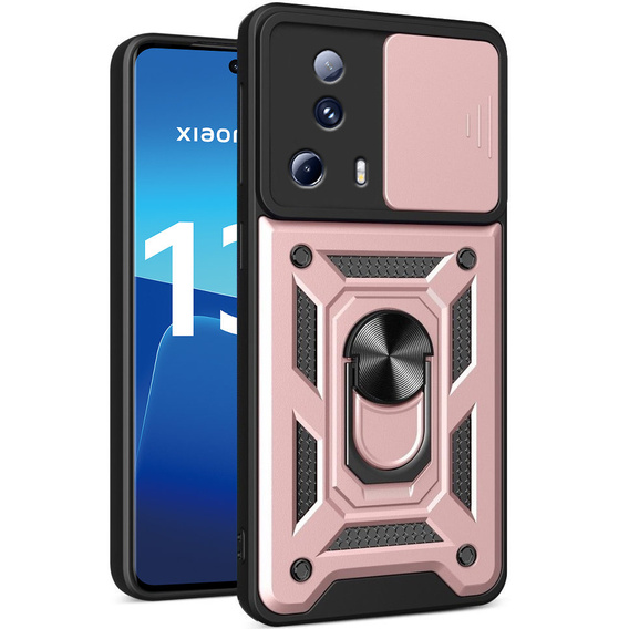 Чохол NOX Camera Slide Xiaomi 13 Lite, CamShield Slide, рожевий rose gold