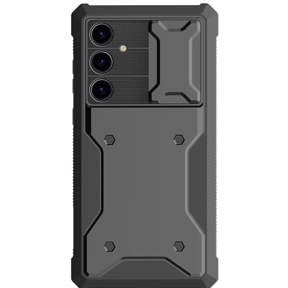 Чохол для Samsung Galaxy S24, ERBORD Rugged Case, чорний