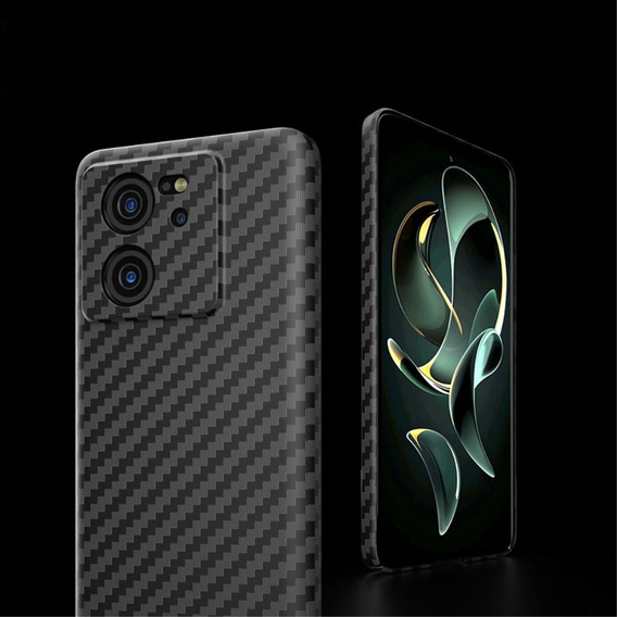 Чохол для Xiaomi 13T / 13T Pro / Redmi K60 Ultra, Carbon Fiber, чорний