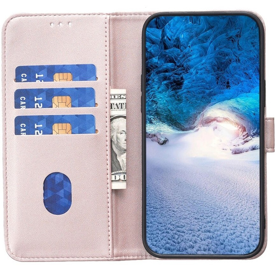 Чохол-книжка для Samsung Galaxy A55 5G,BINFEN Wallet, рожевий