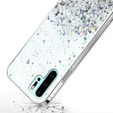 Чехол до Huawei P30 Pro, Glittery, прозрачный