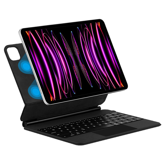 Чехол-клавиатура для iPad Pro 11" 2022/2021/2020, Magnetic Keyboard Touchpad, чёрный