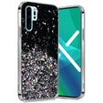 Чехол до Huawei P30 Pro, Glittery, чёрный